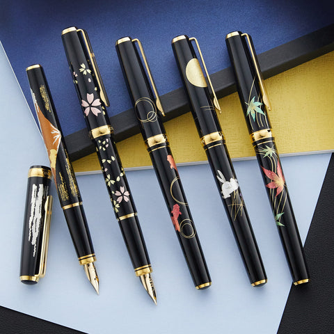 Platinum Kanazawa Leaf Maki-e Fountain Pens
