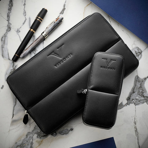 Visconti Leather Pen Cases