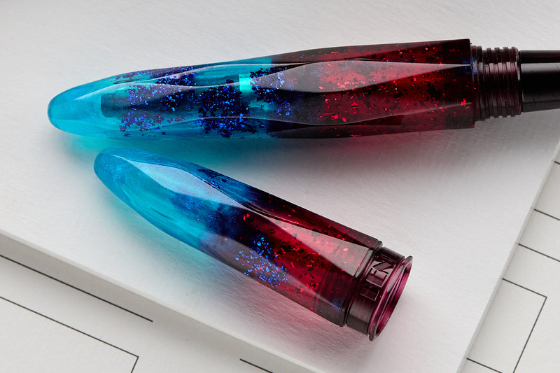 BENU Briolette Fountain Pen - Fiery Azure