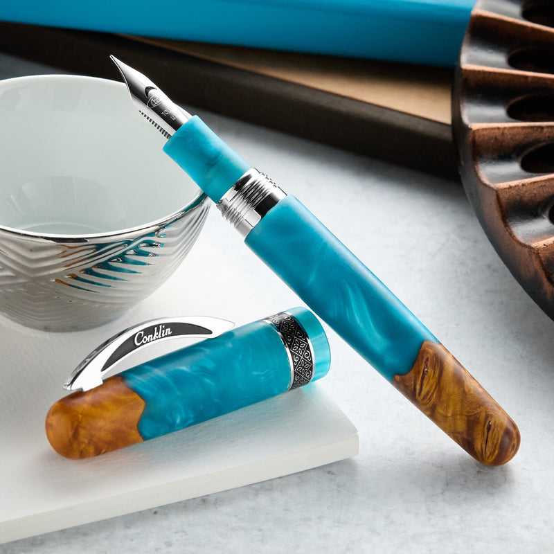 Conklin 1898 Fountain Pen - Spectra Fusion Blue (Limited Edition)
