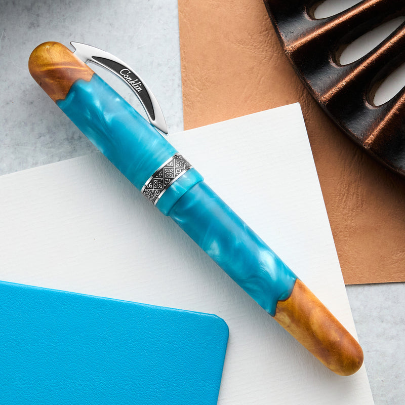 Conklin 1898 Gel Rollerball Pen - Spectra Fusion Blue (Limited Edition)