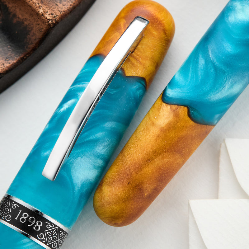 Conklin 1898 Gel Rollerball Pen - Spectra Fusion Blue (Limited Edition)