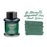 De Atramentis Document Ink Dark Green - 45ml Bottled Ink