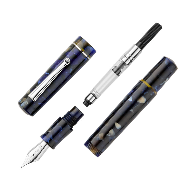 Delta Spaccanapoli Fountain Pen - D'Angio' Black