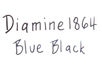 Diamine 1864 Blue Black - Ink Sample