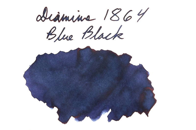 Diamine 1864 Blue Black - Ink Sample