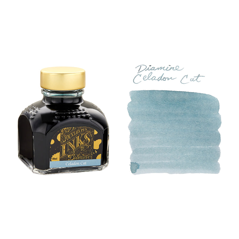 Diamine Celadon Cat - 80ml Bottled Ink