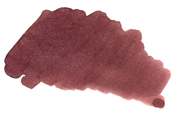 Diamine Forever Red Ochre fountain pen ink swab