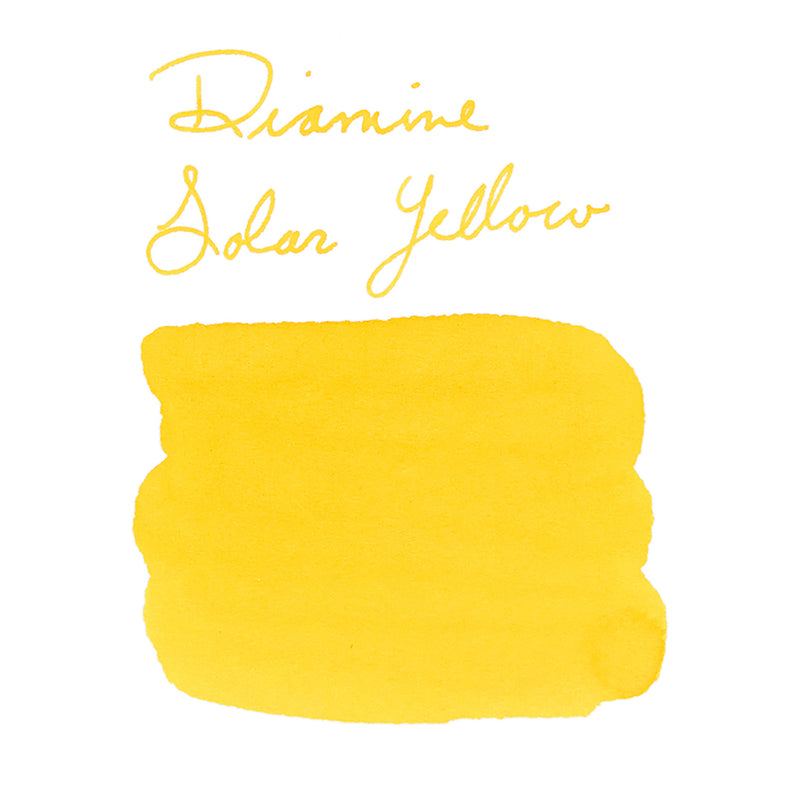 Diamine Forever Solar Yellow - Ink Sample