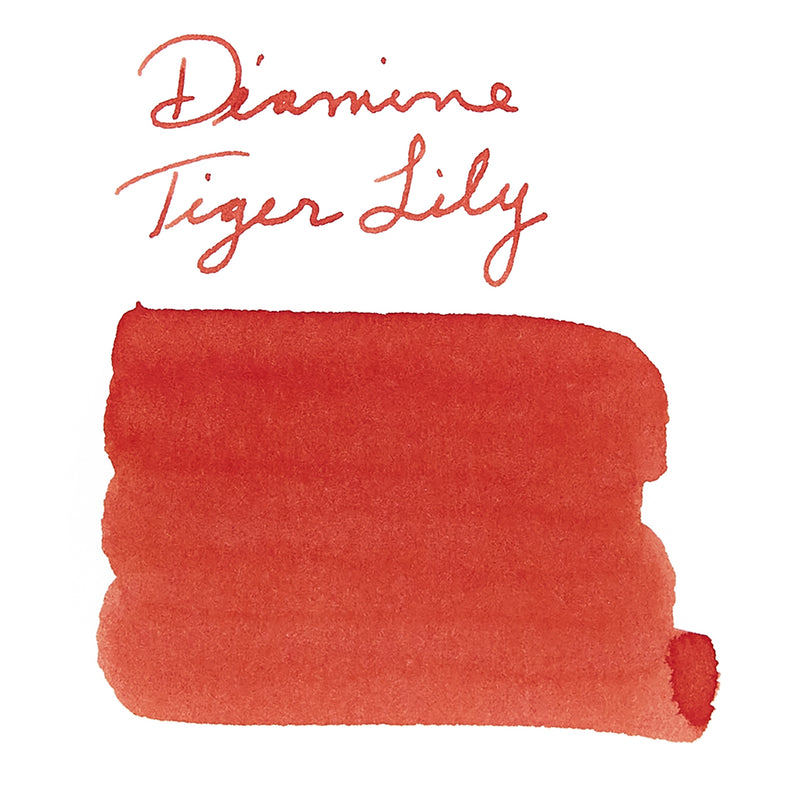 Diamine Forever Tiger Lily - Ink Sample