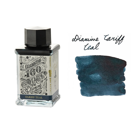Diamine Tariff Teal - 75ml Bottled Ink