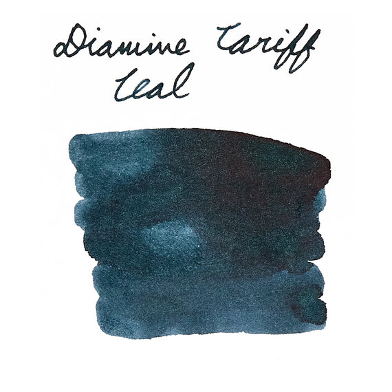 Diamine Tariff Teal fountain pen ink