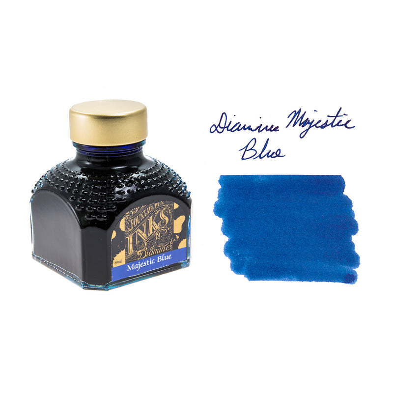Diamine Majestic Blue - 80ml Bottled Ink