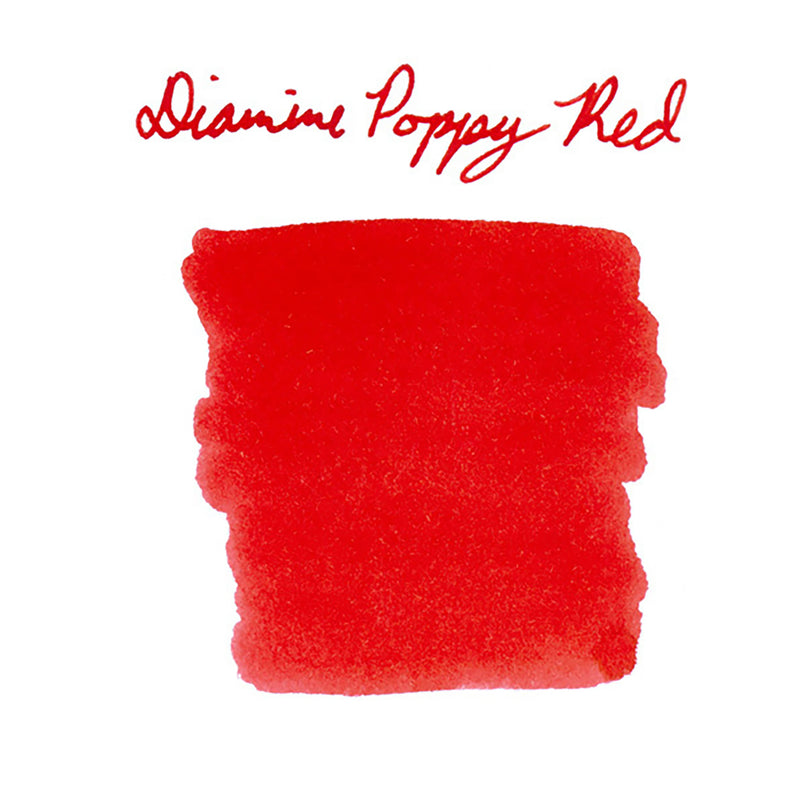 Diamine Poppy Red - Ink Sample