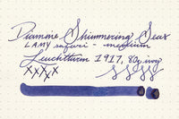 Diamine Shimmering Seas - Ink Sample