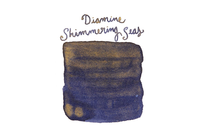 Diamine Shimmering Seas - Ink Sample