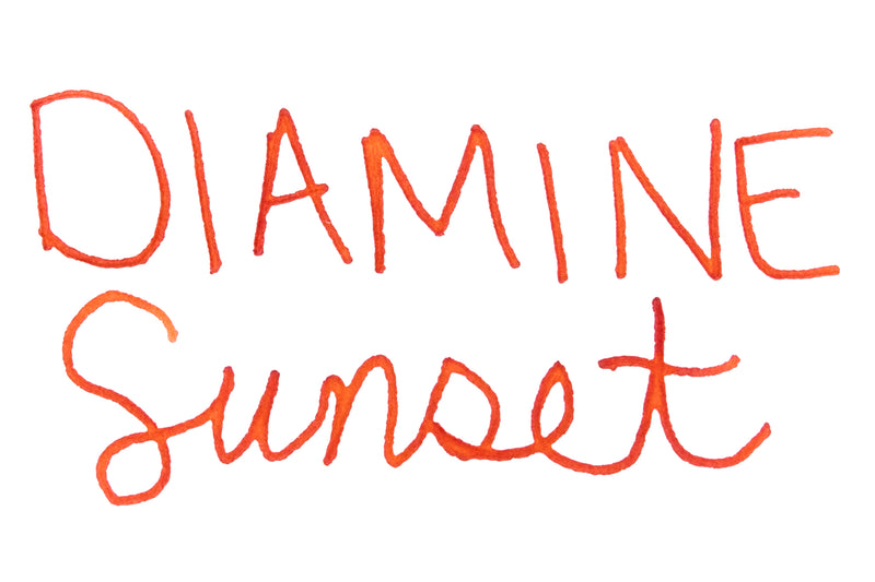 Diamine Sunset - Ink Sample