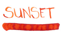 Diamine Sunset - Ink Sample