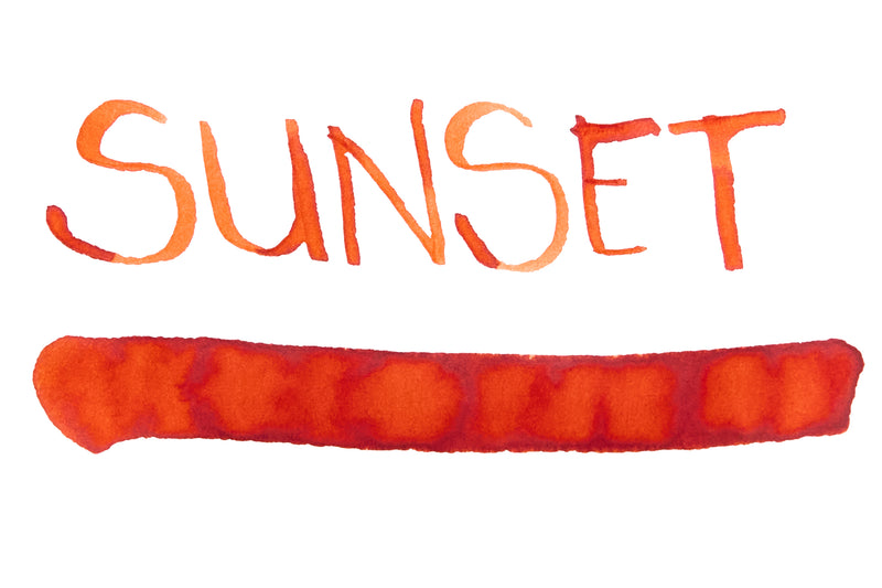 Diamine Sunset - Ink Sample