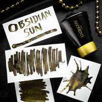 Endless Alchemy Obsidian Sun - Ink Sample