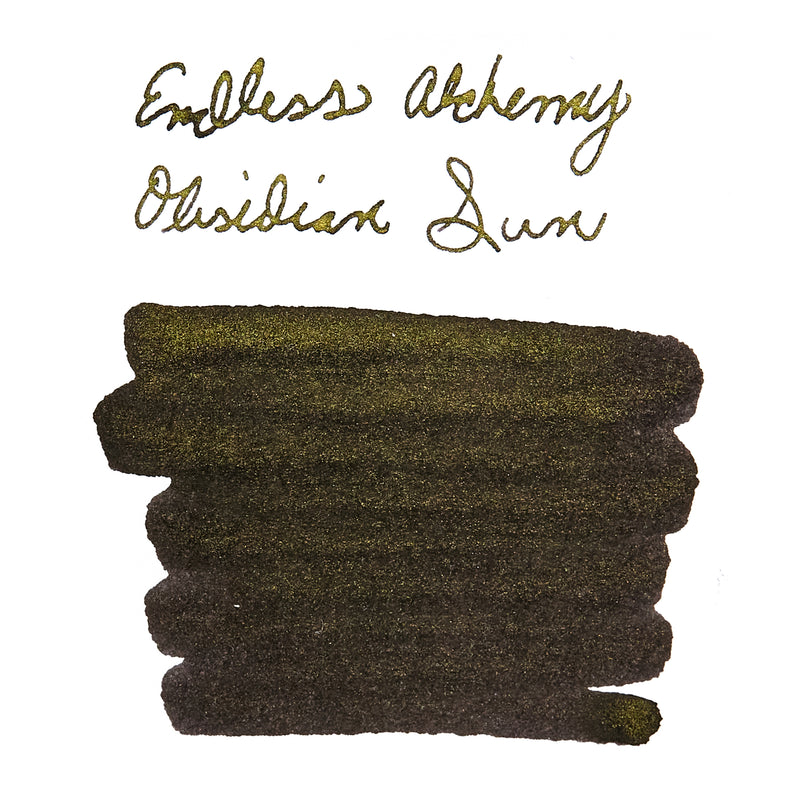 Endless Alchemy Obsidian Sun - Ink Sample