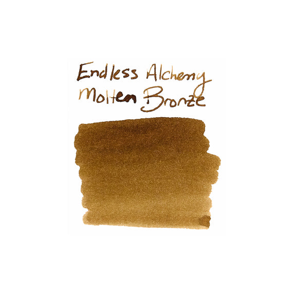Endless Alchemy Molten Bronze fountain pen ink