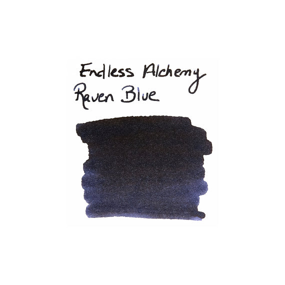 Endless Alchemy Raven Blue fountain pen ink