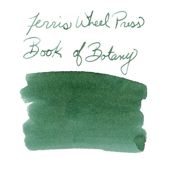 Ferris Wheel Press Book of Botany - Ink Sample
