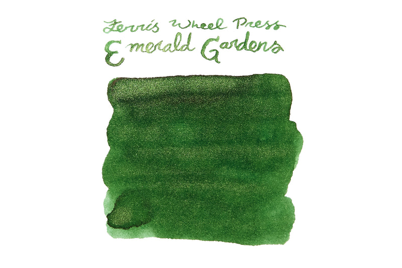 Ferris Wheel Press Emerald Gardens - Ink Sample
