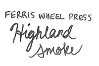 Ferris Wheel Press Highland Smoke - Ink Sample