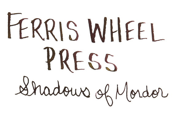 Ferris Wheel Press Lord of the Rings Shadows of Mordor