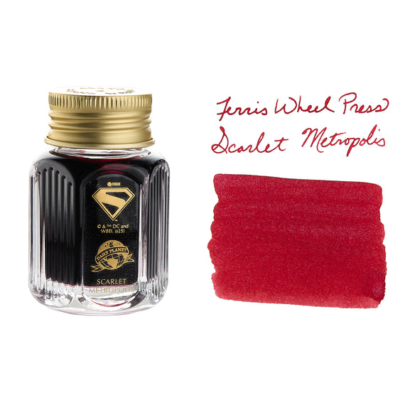 Ferris Wheel Press Superman Scarlet Metropolis - 28ml Bottled Ink