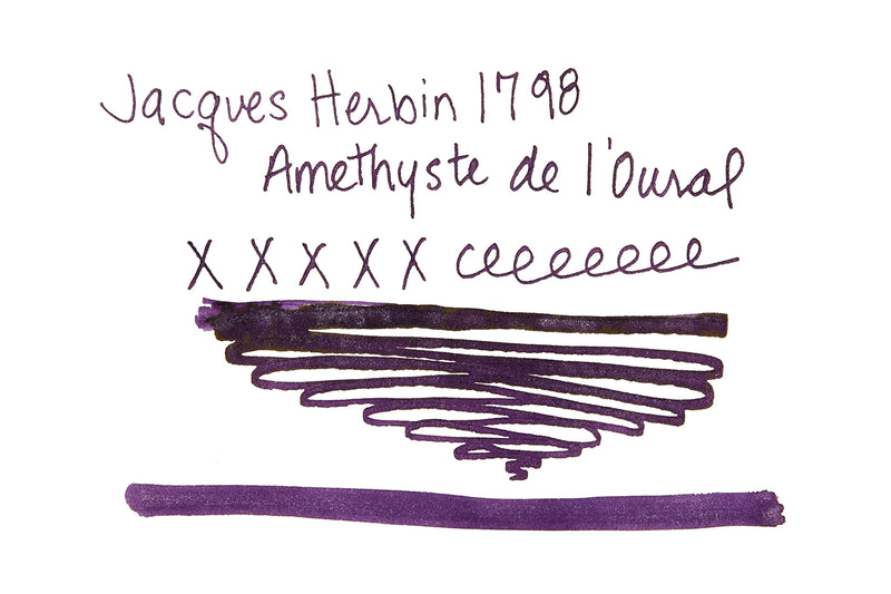 Jacques Herbin 1798 Amethyste de l'Oural - Ink Sample