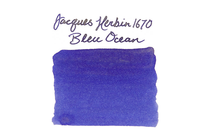 Jacques Herbin 1670 Bleu Ocean - Ink Sample