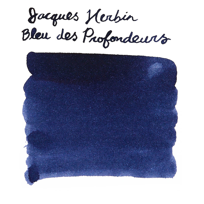 Jacques Herbin Bleu Des Profondeurs - Ink Sample