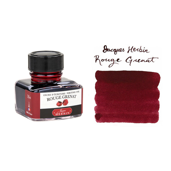 Jacques Herbin Rouge Grenat - 30ml Bottled Ink