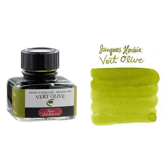 Jacques Herbin Vert Olive - 30ml Bottled Ink
