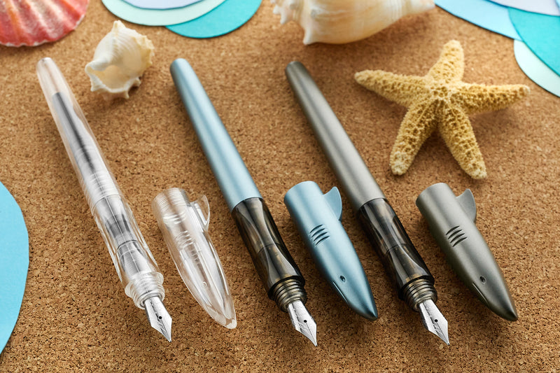 Jinhao 993 Shark Fountain Pen - Matte Blue (#5 Nib)