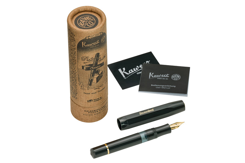 Kaweco Piston Sport Fountain Pen - Black