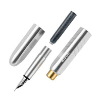 Kolo Tino Fountain Pen - Raw Aluminum