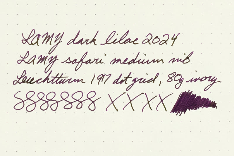 LAMY dark lilac - Ink Sample