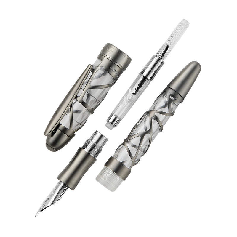 Laban Skeleton Fountain Pen - Gunmetal
