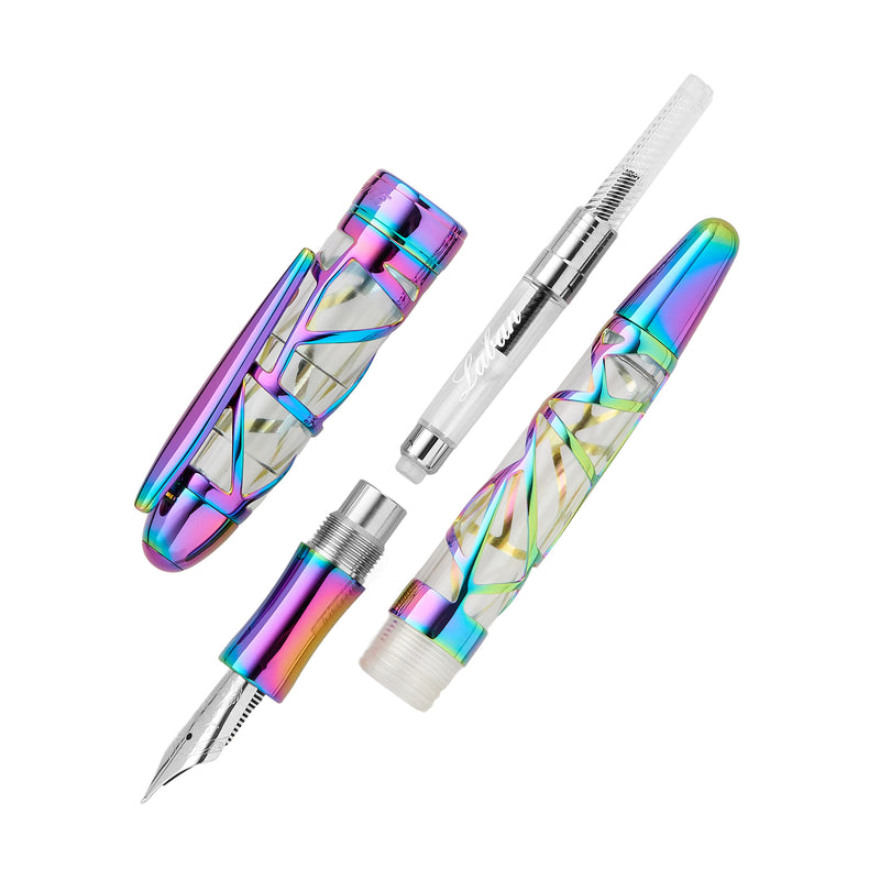 Laban Skeleton Fountain Pen - Rainbow