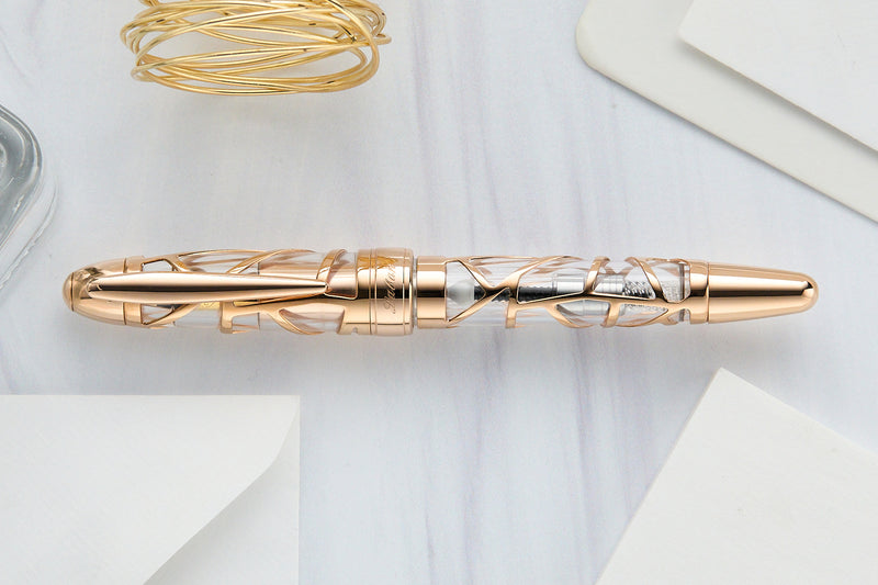 Laban Skeleton Fountain Pen - Rose Gold