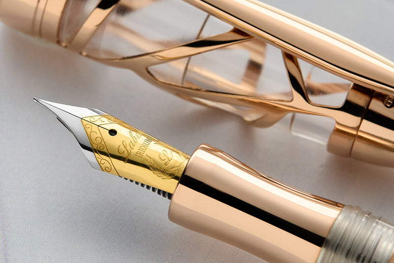 Laban Skeleton Fountain Pen - Rose Gold
