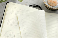 Leuchtturm1917 Medium A5 2026 Weekly Planner & Notebook - Navy, Lined