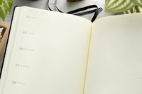 Leuchtturm1917 Medium A5 2026 Weekly Planner & Notebook - Navy, Lined