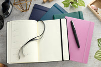 Leuchtturm1917 Medium A5 2026 Weekly Planner & Notebook - Navy, Lined