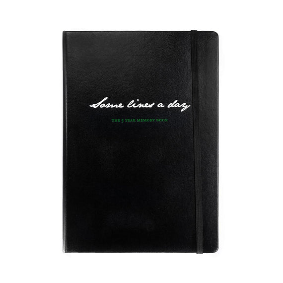 Leuchtturm1917 Some Lines a Day 5 Year Memory Notebook - Black