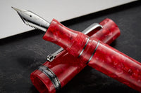 Maiora Aventus Fountain Pen - Amore Red/Ruthenium